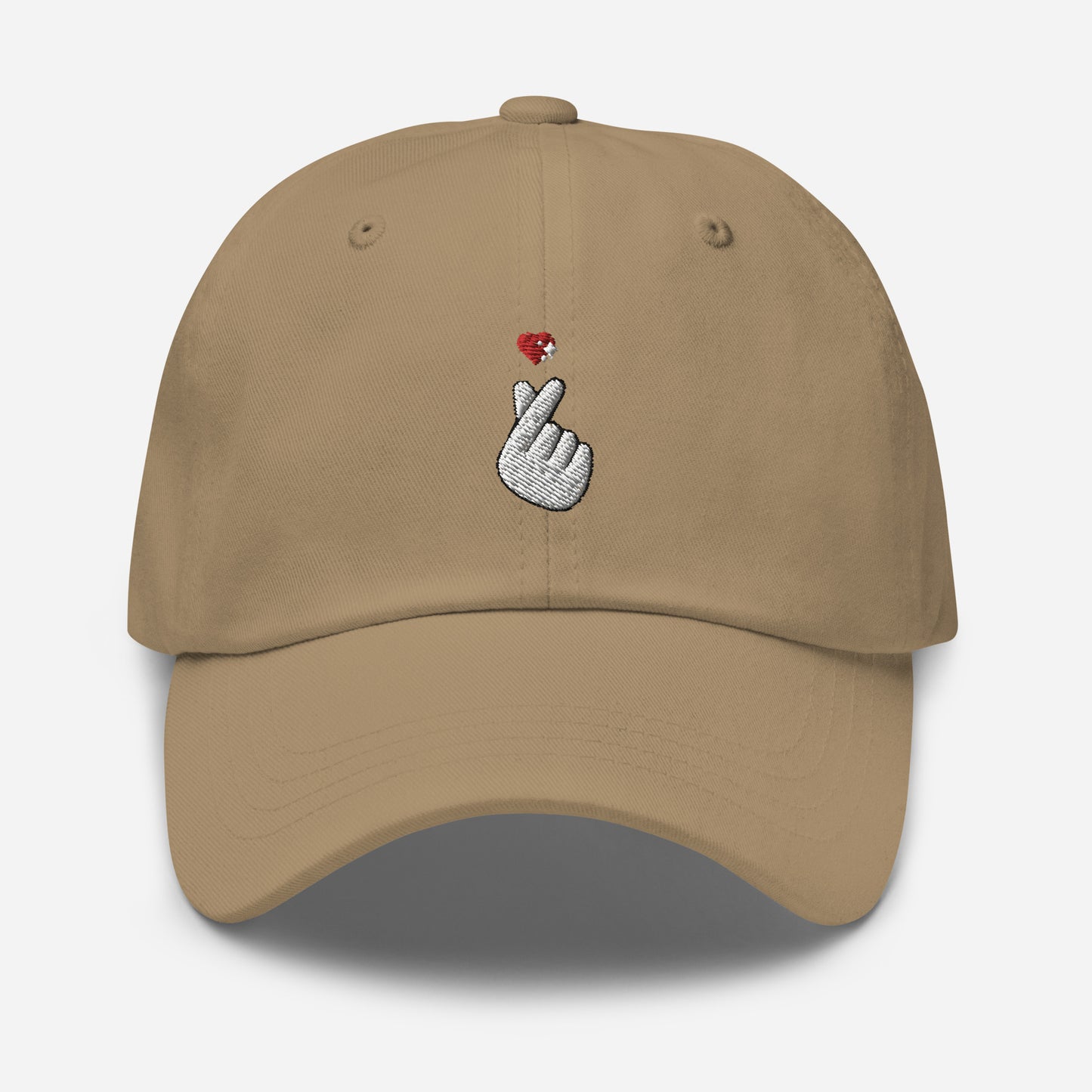 Finger Heart Embroidered Hat