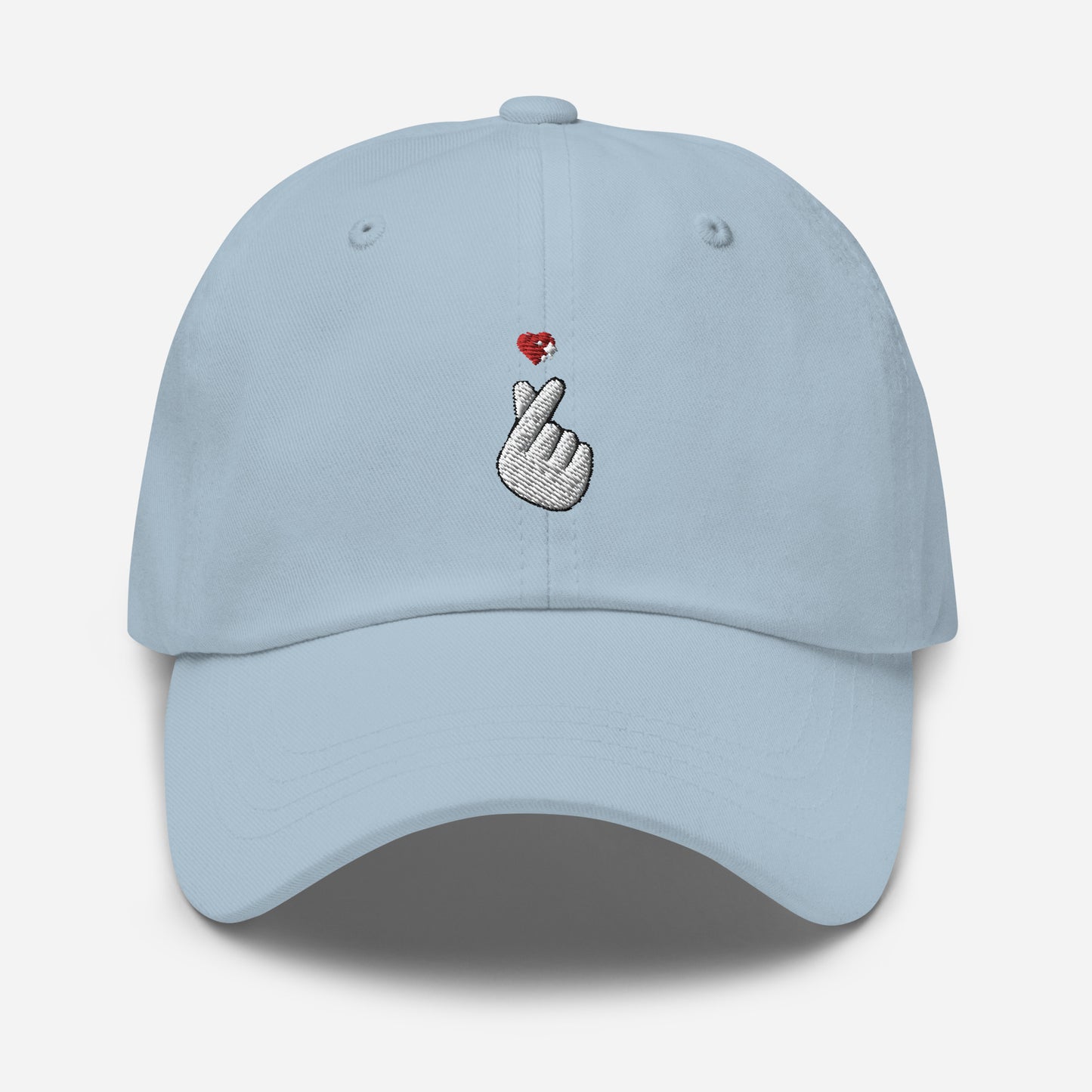 Finger Heart Embroidered Hat